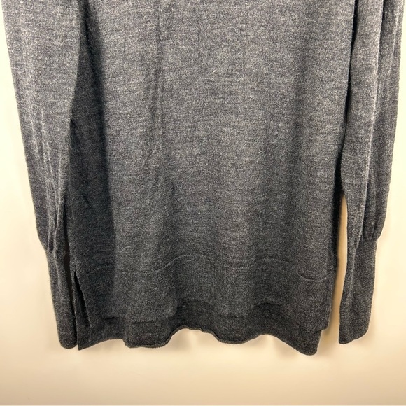 Badgley Mischka Merino Wool Sweater Large Dark Gray - Picture 5 of 9